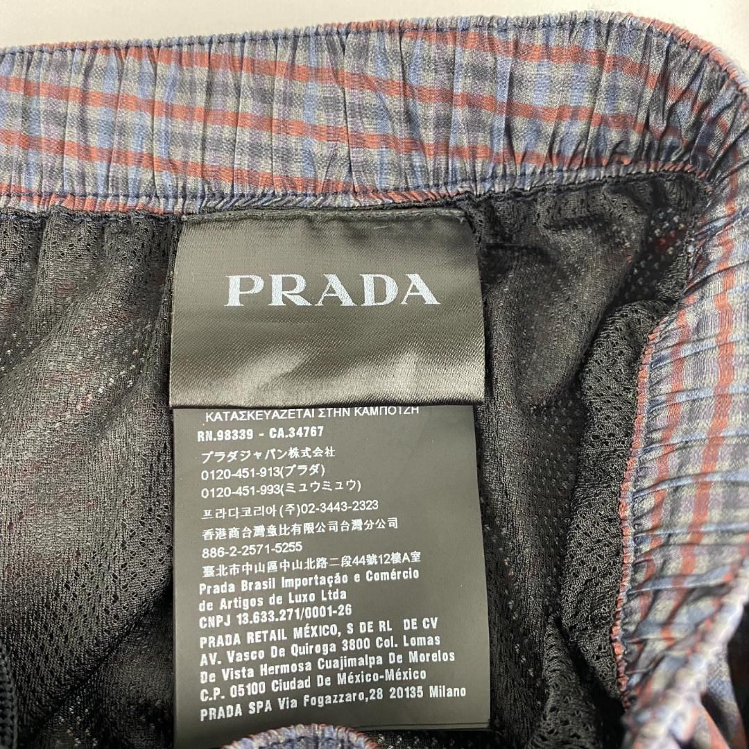 【美品】PRADA スイムウェア 水着 メンズ チェック柄