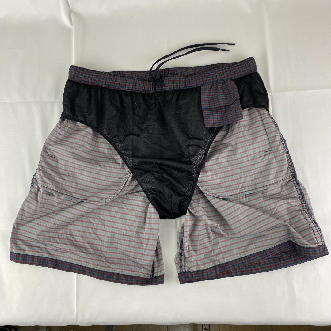 【美品】PRADA スイムウェア 水着 メンズ チェック柄