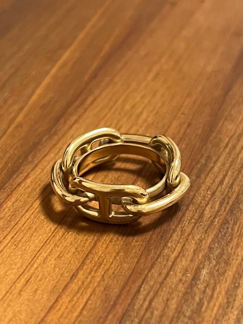 Hermes エルメス スカーフリング シェーヌダンクル