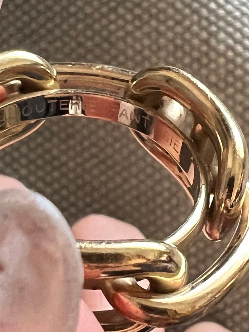 Hermes エルメス スカーフリング シェーヌダンクル