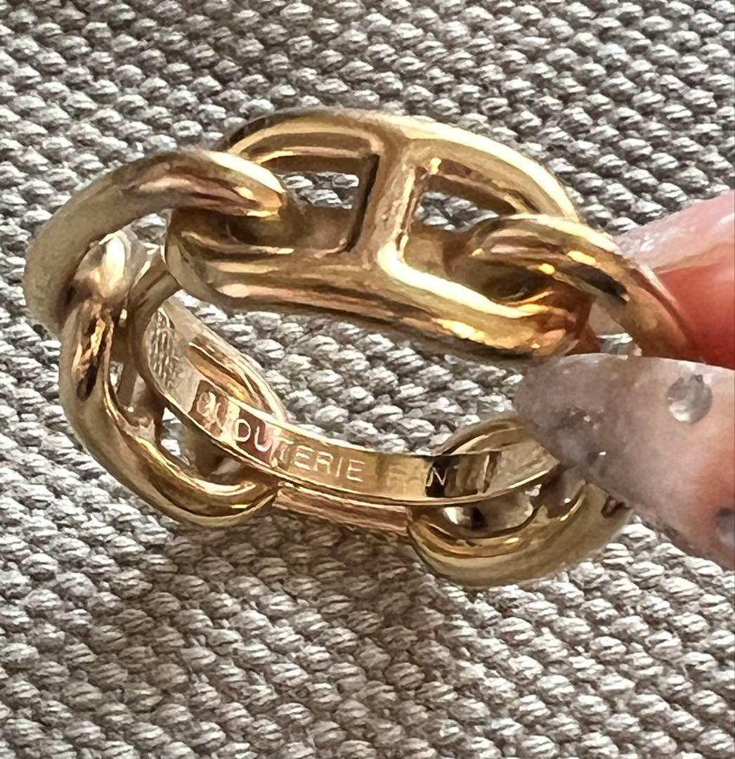 Hermes エルメス スカーフリング シェーヌダンクル