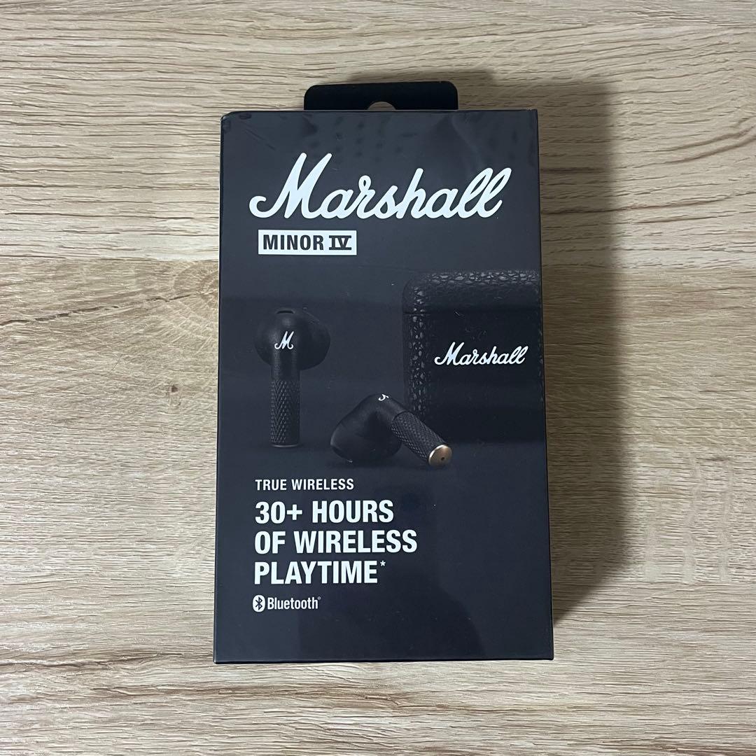 [値下げ中] 未開封Marshall Minor IV ワイヤレスイヤホン