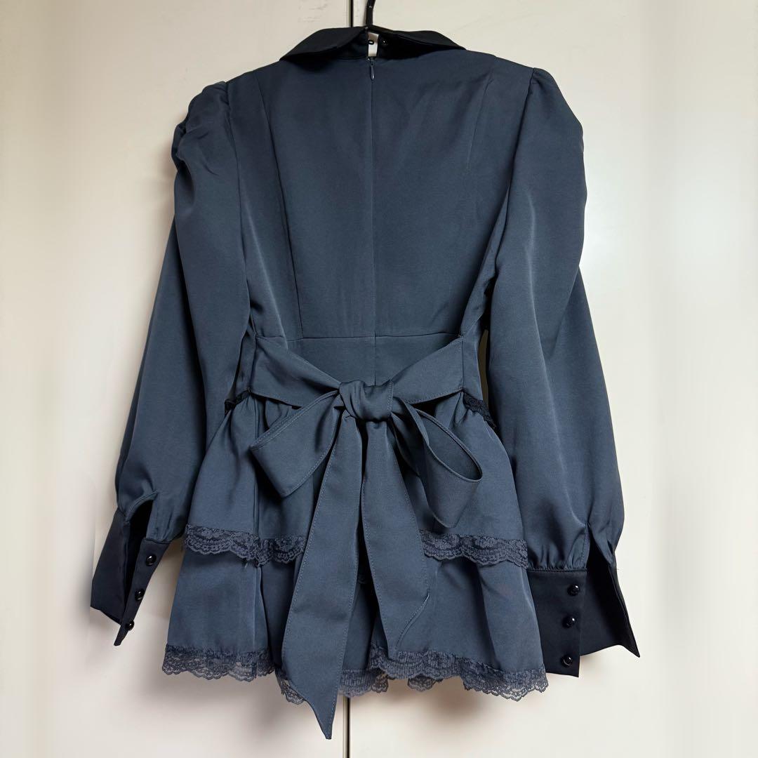 NoGenki BunnyLis 貴族システムボウタイレイヤードミニワンピセット