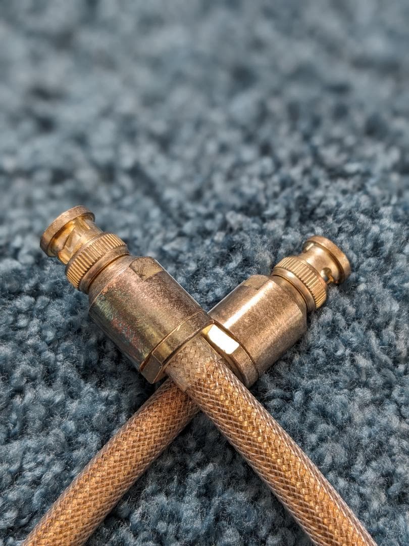 美品 オーディオみじんこ PULSAR50 50Ω同軸デジタルケーブル 60cm