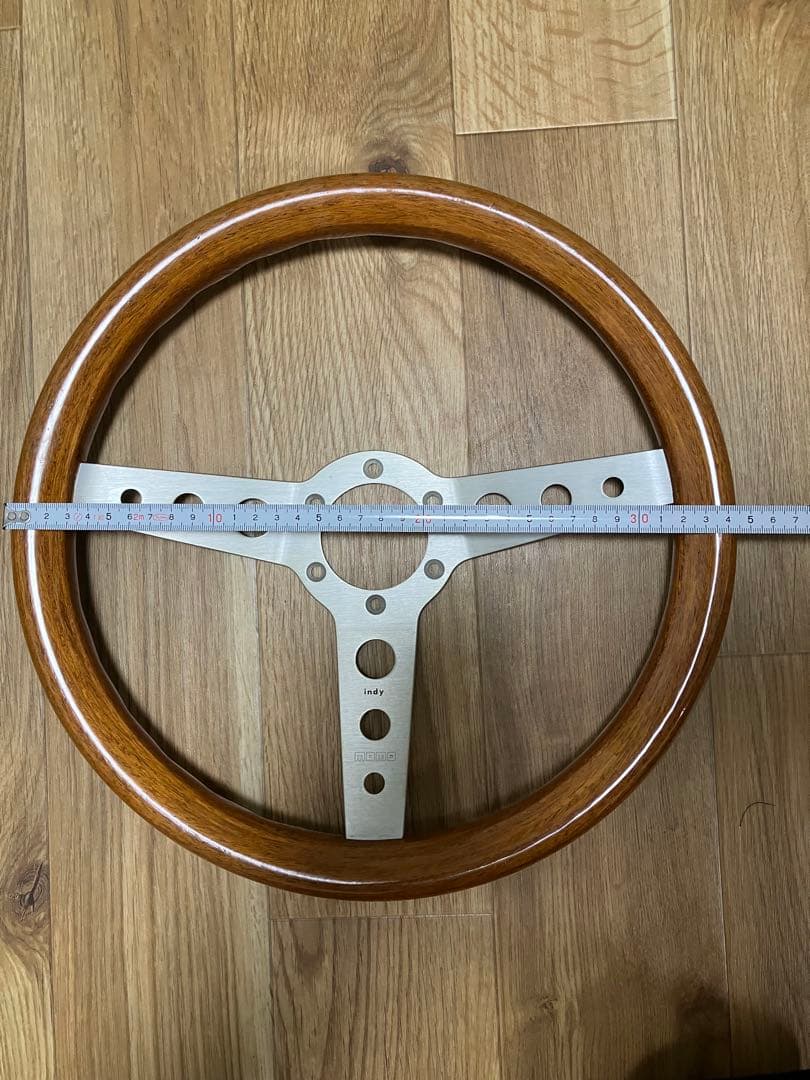 indy ステアリングホイールビンテージ 木製 78年5月製