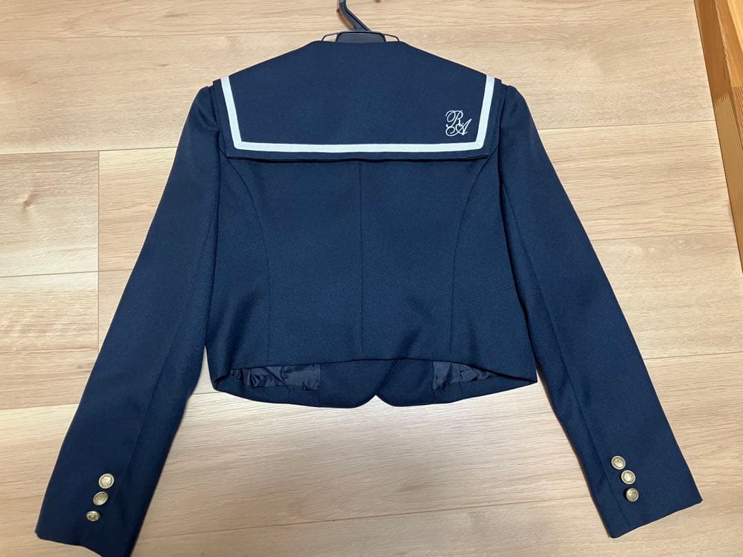 レピピアルマリオ　卒服　ジャケット　スカート　ブラウス　3点　セーラー　ボウタイ