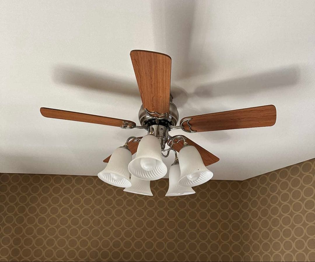 【直接引取可能】ODELIC 5枚羽根ライト付シーリングファン定価¥36,380