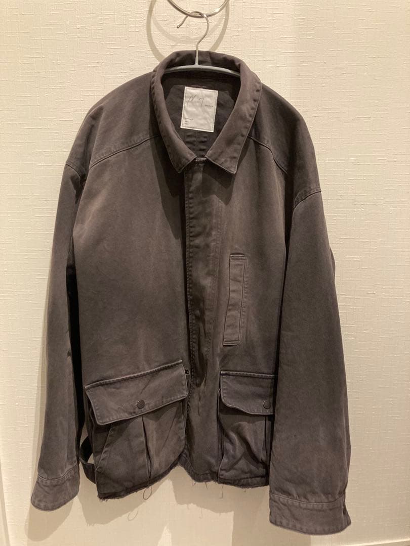 ANCELLM HIGHCOUNT DRILL AGING JACKET 新品