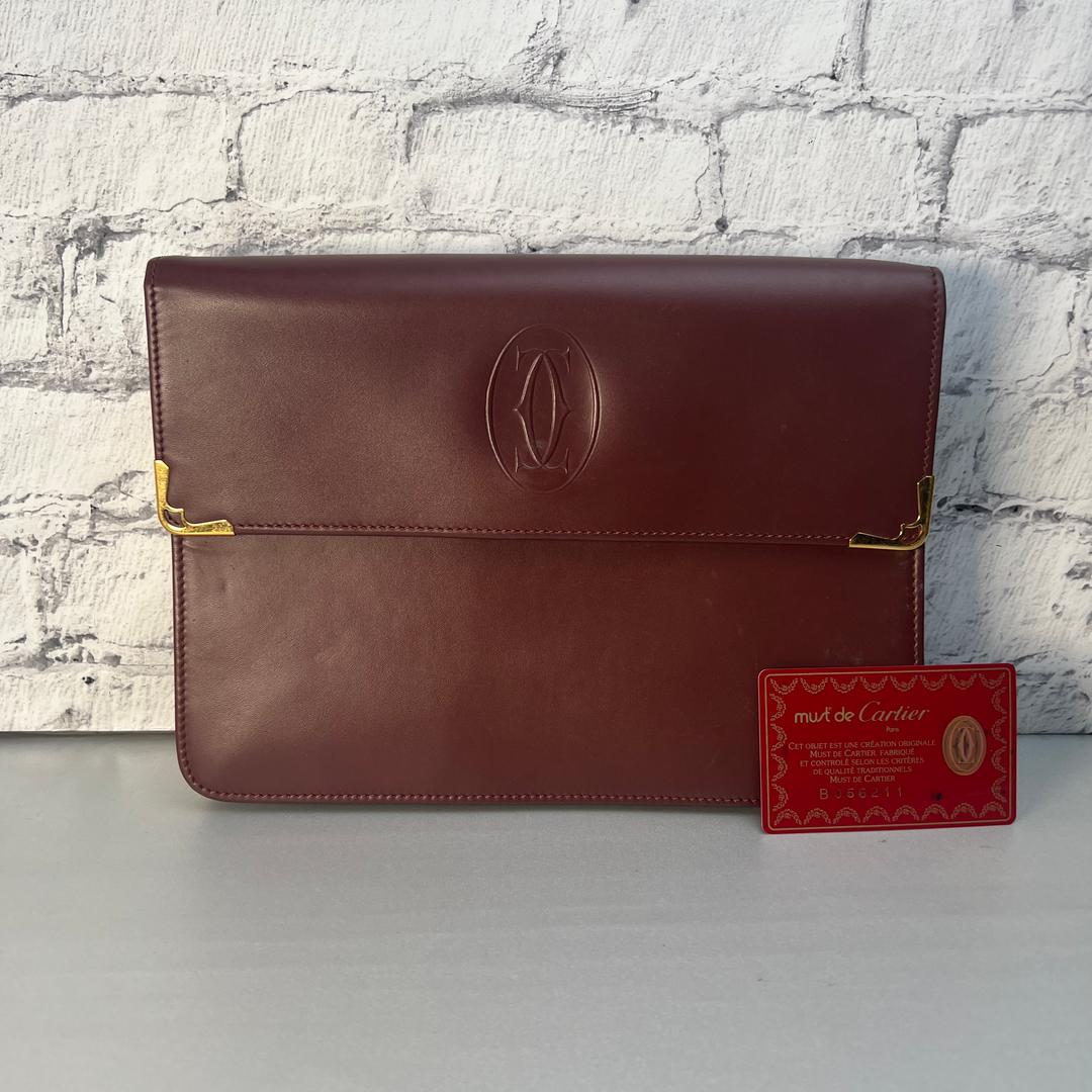 Cartier カルティエ マスト クラッチバッグ A-10847