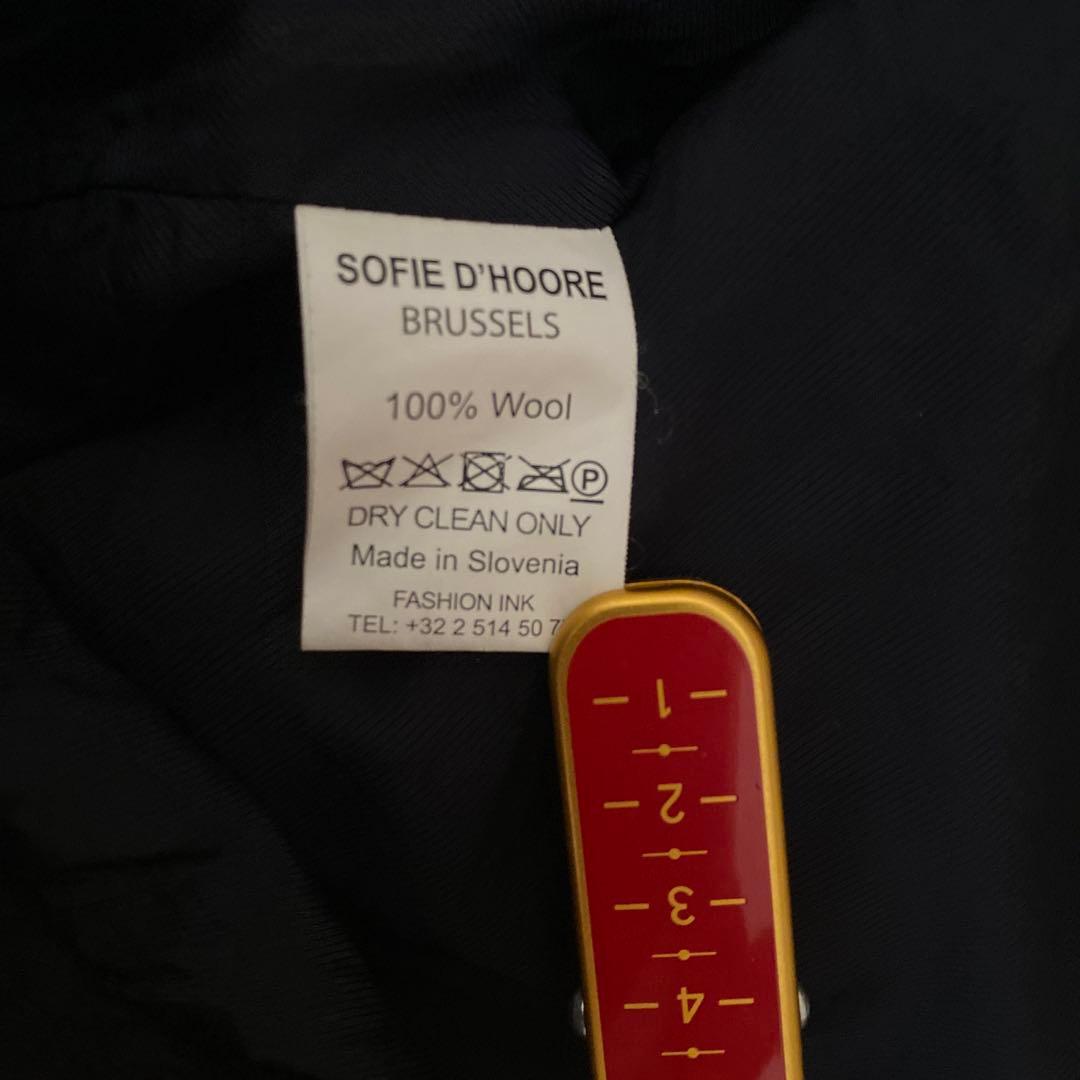 SOFIE D'HOORE ソフィードール　Bshop 紺　ウール　コート