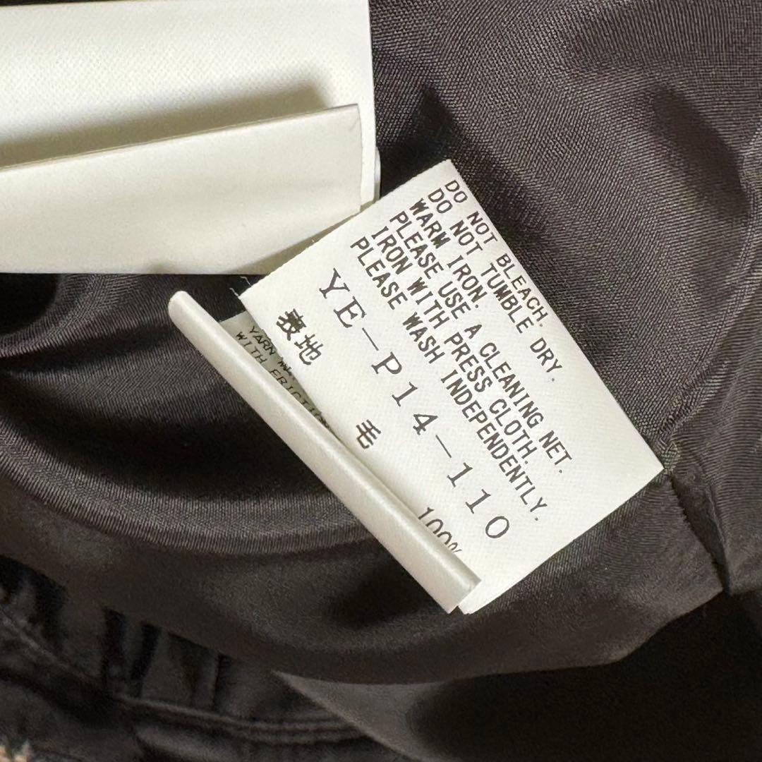 Y's チェックサルエルウールパンツ