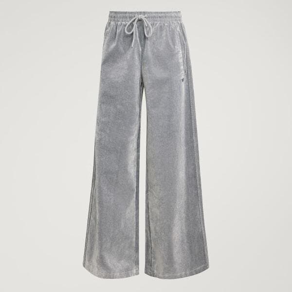 新品 アディダス 起毛ツイル オーバーサイズド ファイヤーバード トラックパンツ