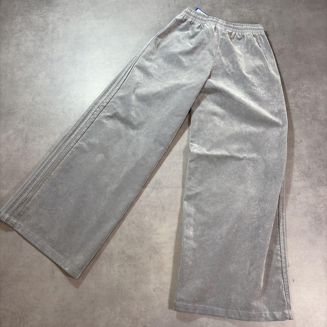 新品 アディダス 起毛ツイル オーバーサイズド ファイヤーバード トラックパンツ