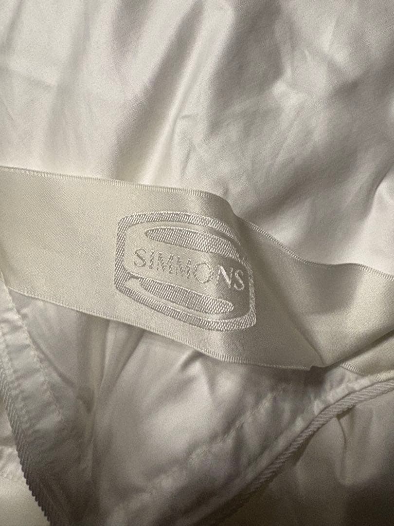 【新品】Simmons 羽毛布団　シングルサイズ