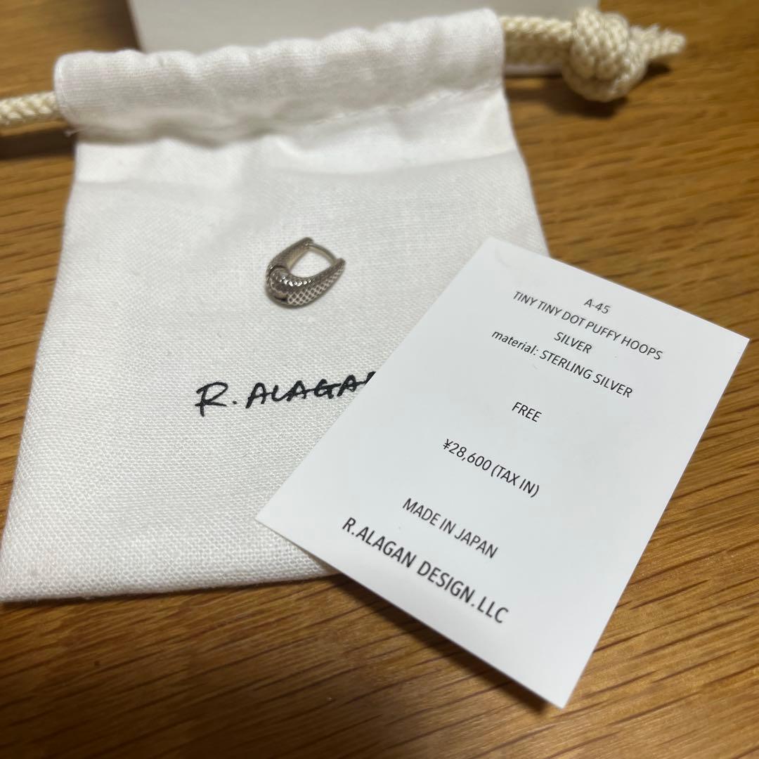 r.alagan シルバー ピアス 片耳