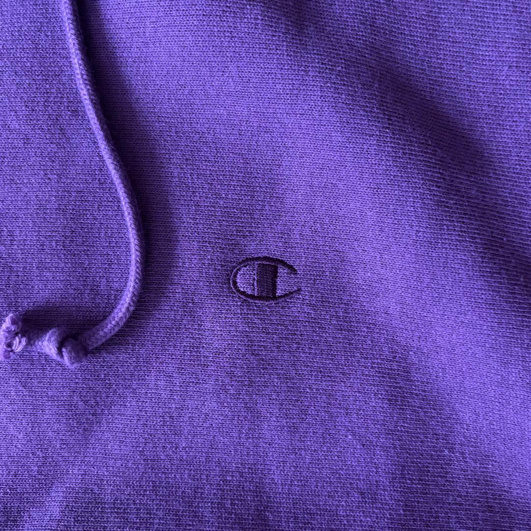 【t様】【美品】Champion リバースウィーブパーカー パープル