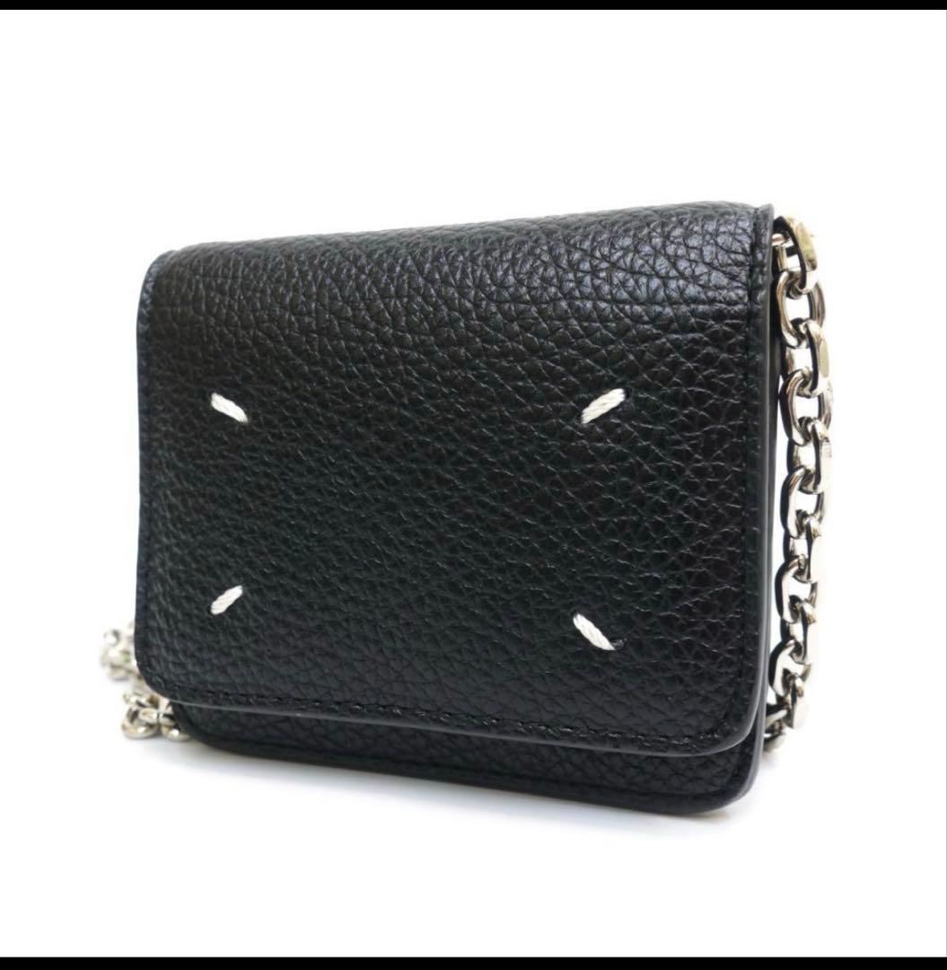 【ほぼ未使用】マルジェラ　チェーン　ショルダーウォレット　コンパクト　ポシェット