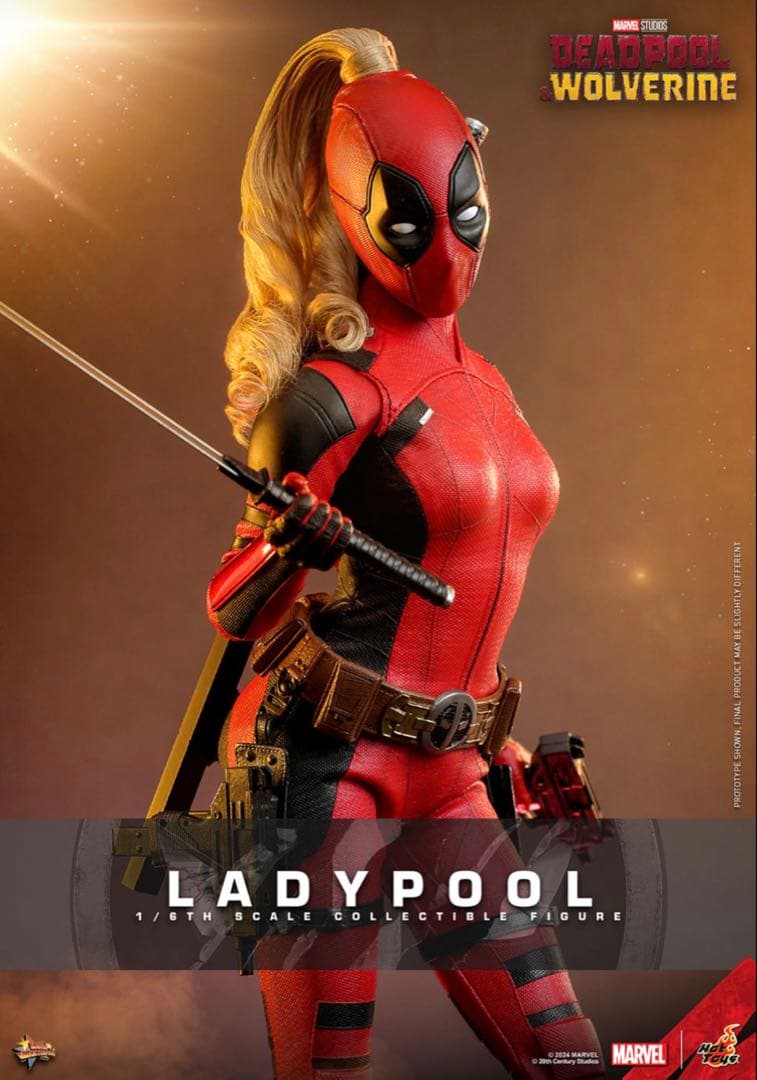 ホットトイズ HOT TOYS 1/6フィギュア レディ・デッドプール　未開封品
