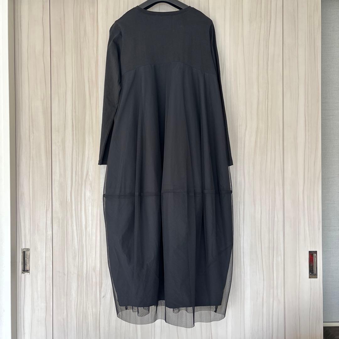 BEARDSLEY ビアズリー　チュールマルワンピース　ブラック　Mサイズ　黒