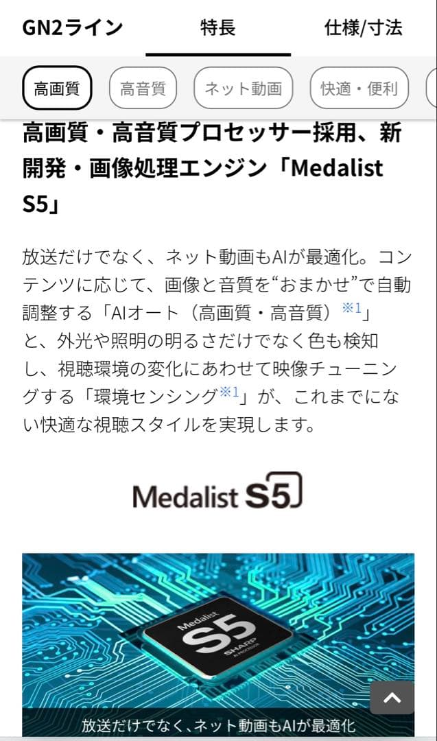 新品未使用　SHARP 55V型液晶テレビ 4T-C55GN2