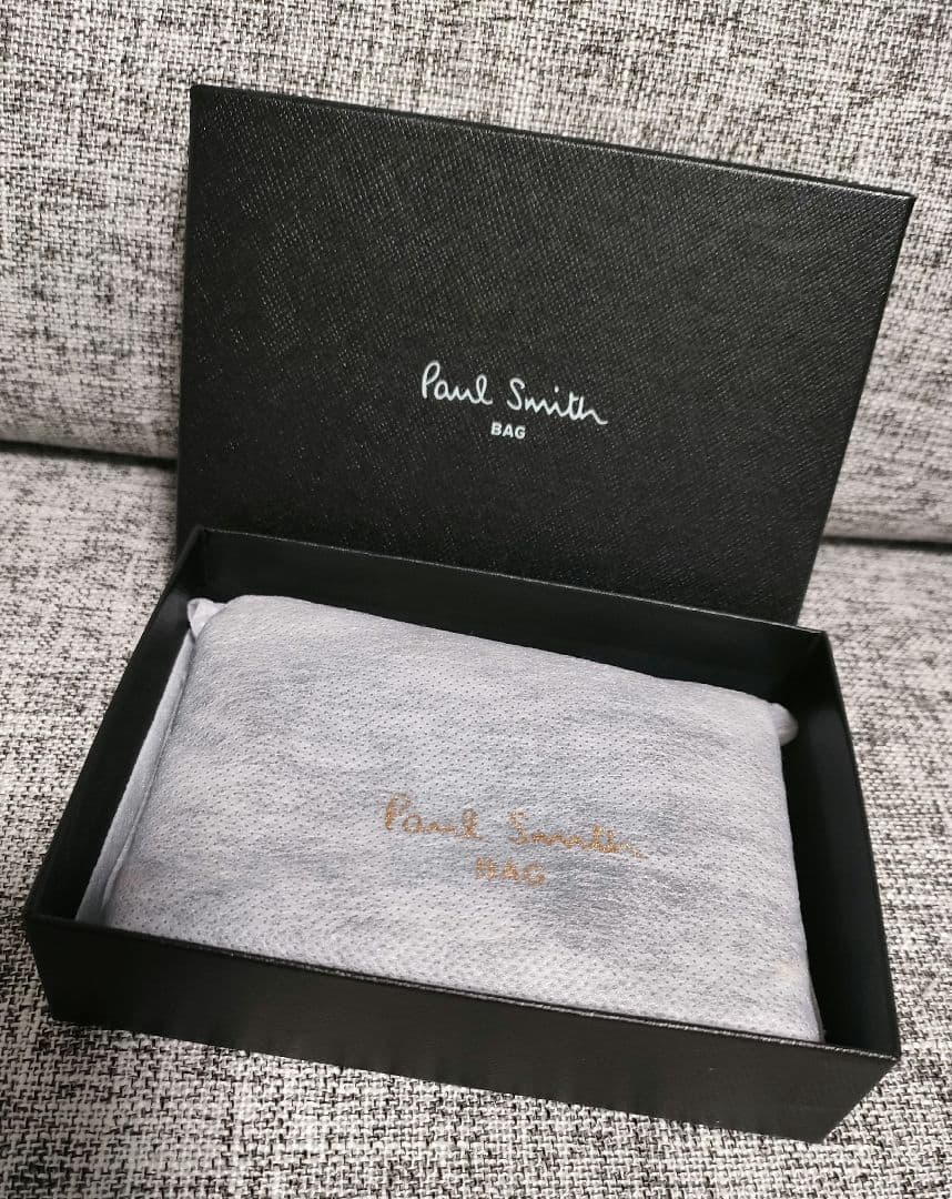 Paul Smith ポールスミス 名刺入れ ブラック ハイライトステッチ