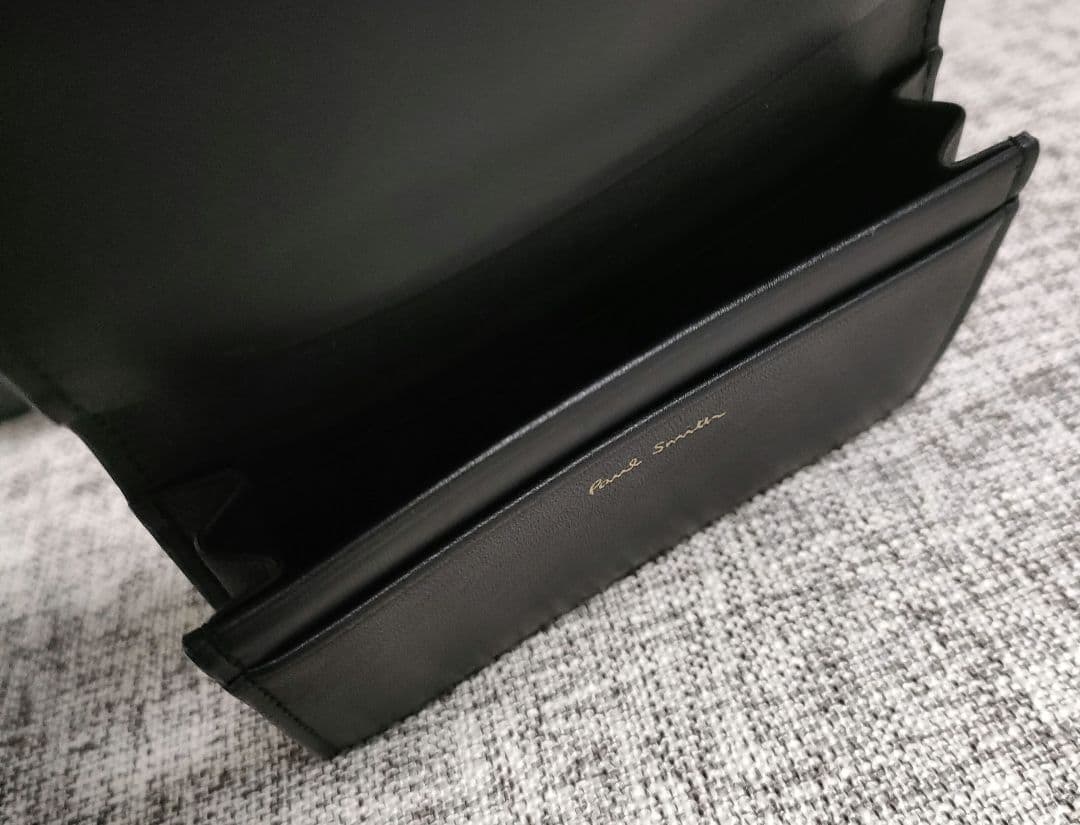 Paul Smith ポールスミス 名刺入れ ブラック ハイライトステッチ