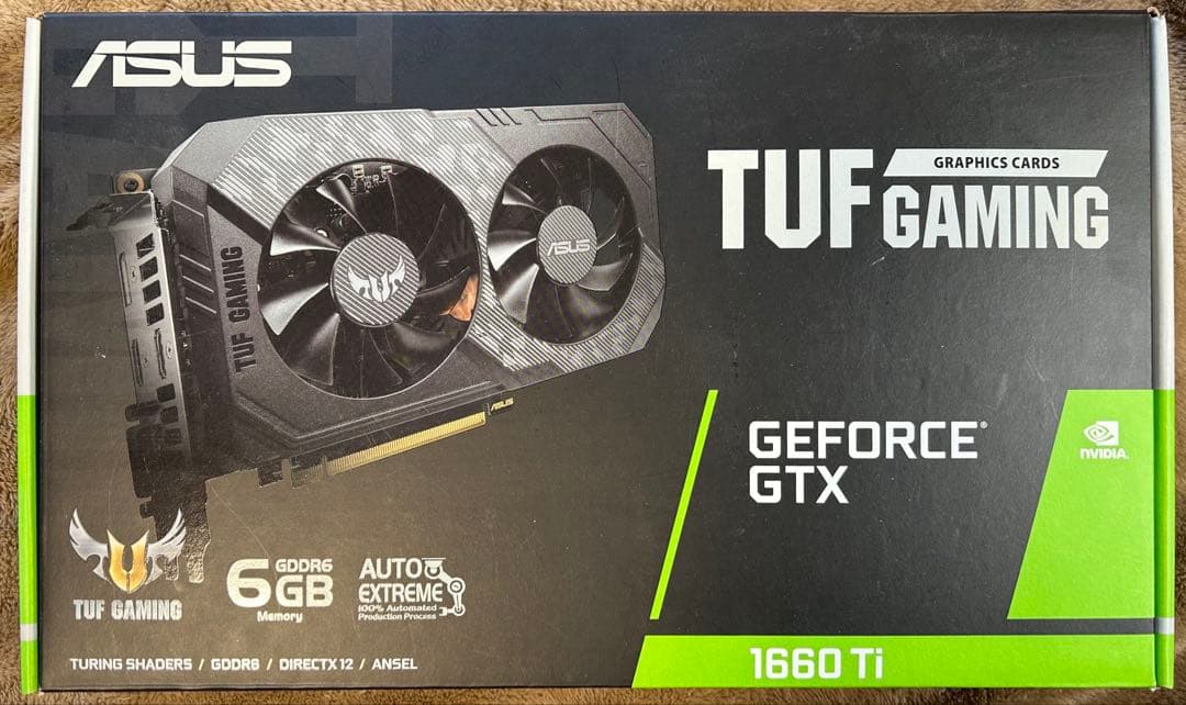 グラフィックボード・グラボ・ビデオカード ASUS TUF Gaming GeForce GTX 1660 Ti