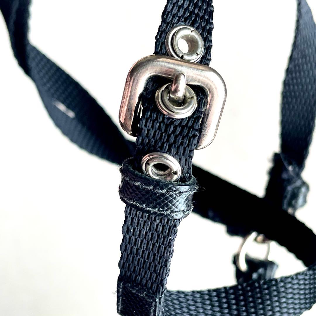 PRADA ブラッククマ型チャーム キーホルダー