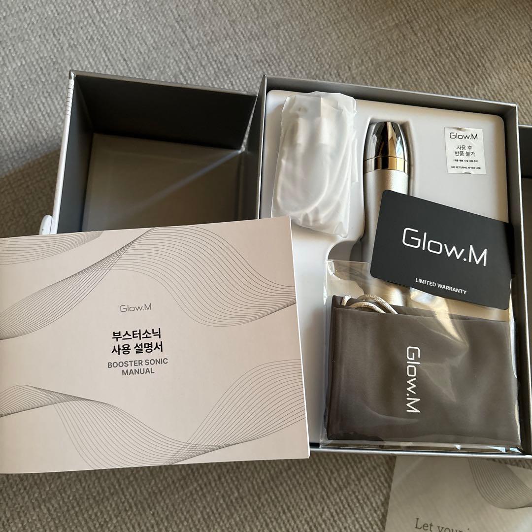 Glow.M グローエム 美顔器 ブースターソニック / メディキューブジェル