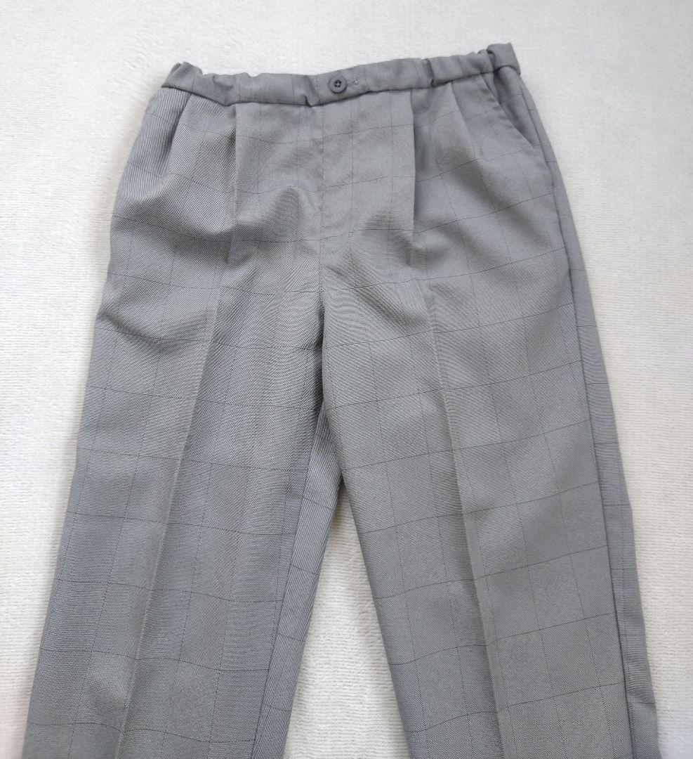 miel_cherin　グレー フォーマルスーツ ノーカラーシャツ　150