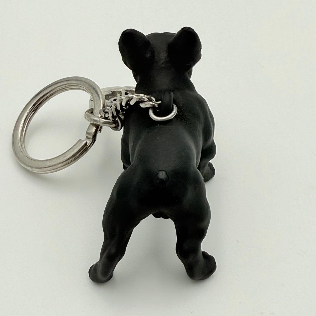 美品✨ Saint Laurent ドッグ キーリング ブルドック ブラック