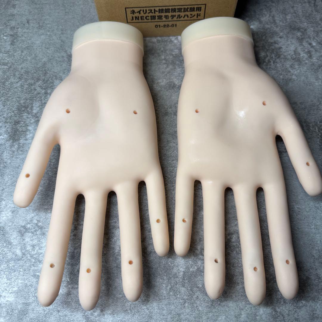 ネイリスト技能検定試験用JNEC認定モデルハンド両手
