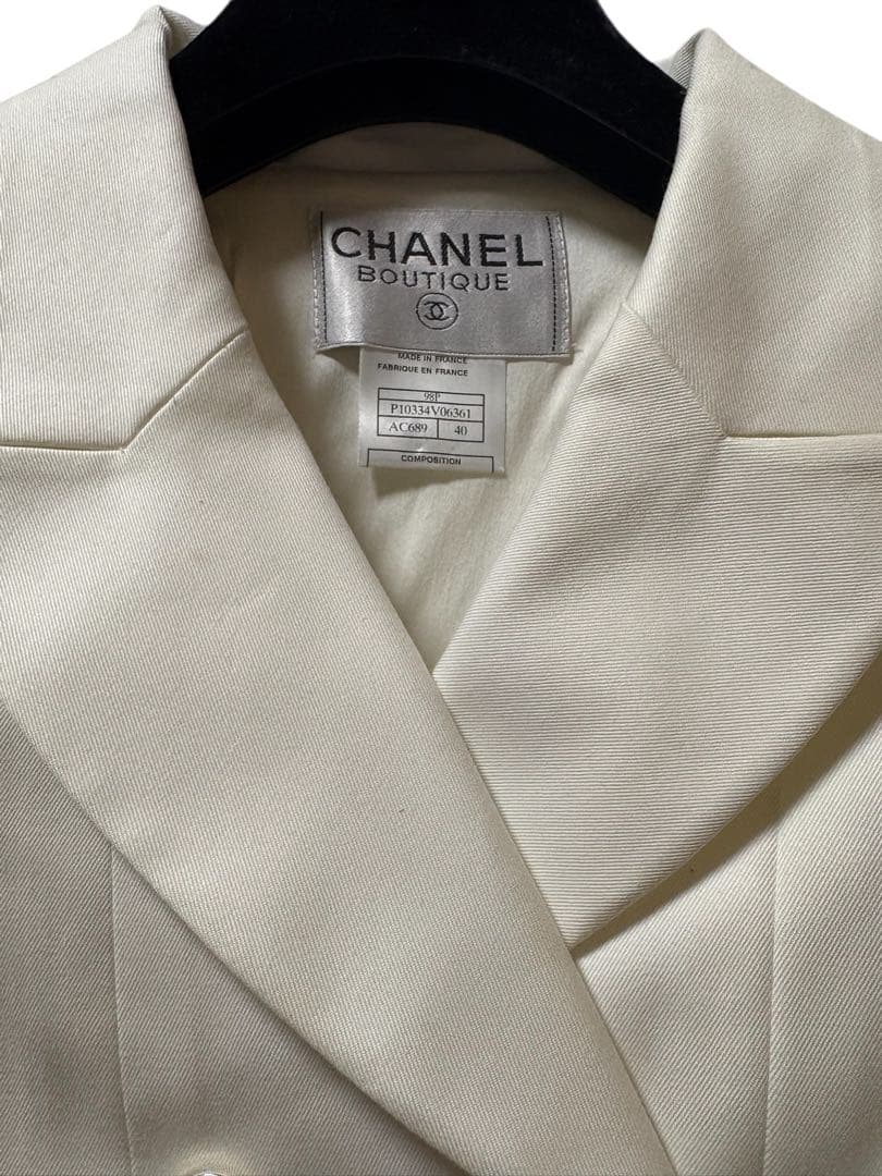 難あり CHANEL シャネル 98P ジャケット　1998年春コレクション