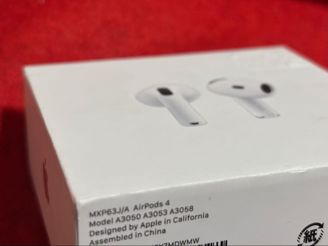 Apple AirPods 4（通常モデル）MXP63J/A 新品未開封