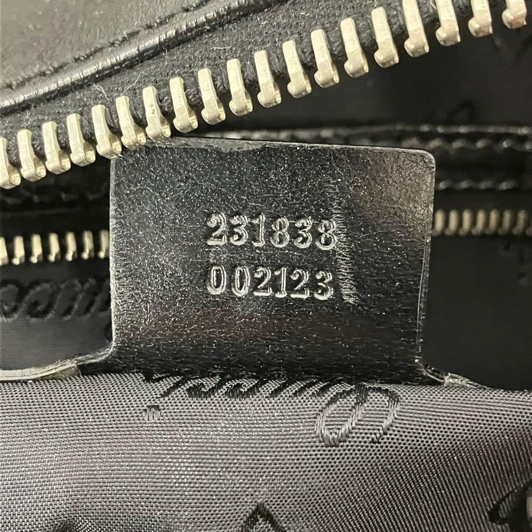 大人気☆GUCCI☆グッチ☆ボストンバッグ☆ディアマンテ☆キャンバス☆レザー☆黒