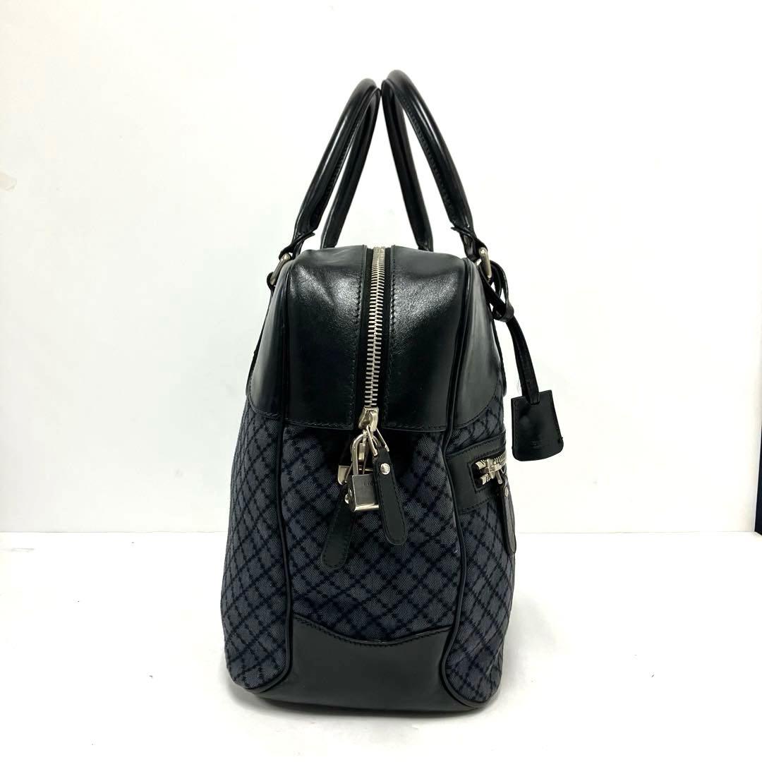 大人気☆GUCCI☆グッチ☆ボストンバッグ☆ディアマンテ☆キャンバス☆レザー☆黒