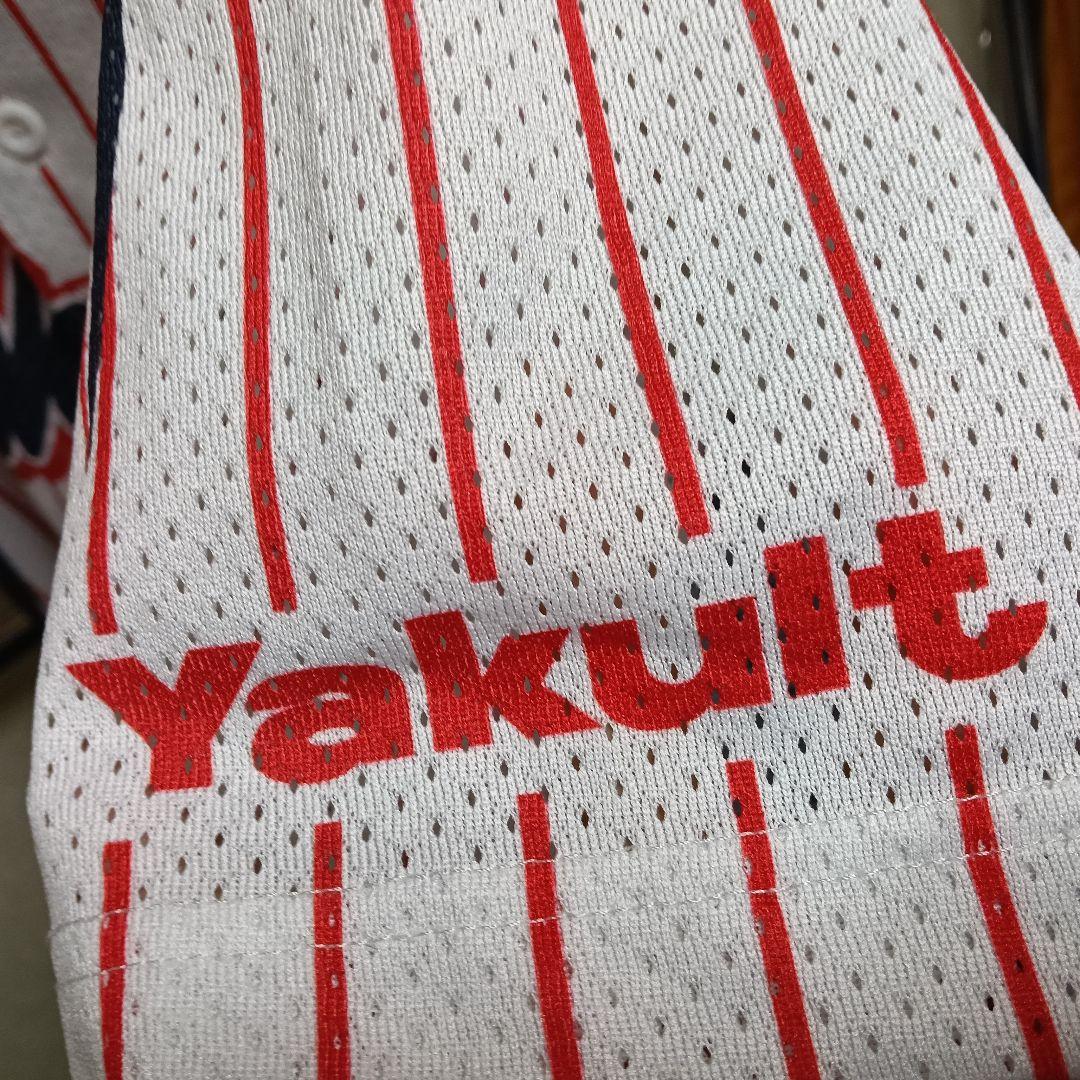 【ZETT製/極美品】ヤクルトスワローズ 山田哲人 ユニフォーム フリーサイズ