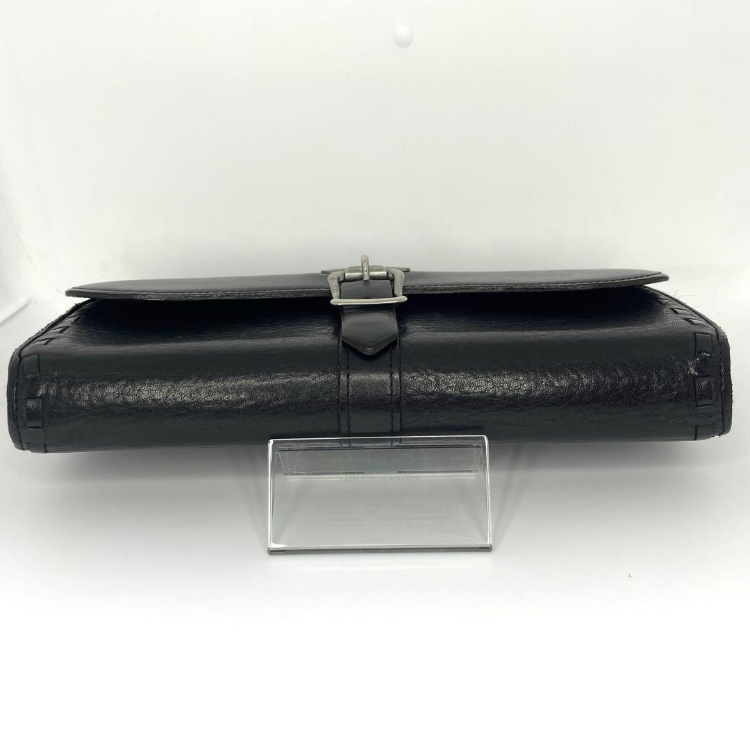 ヴィヴィアンウエストウッド 激レア廃盤 オーブ ベルト長財布 男女兼用 黒