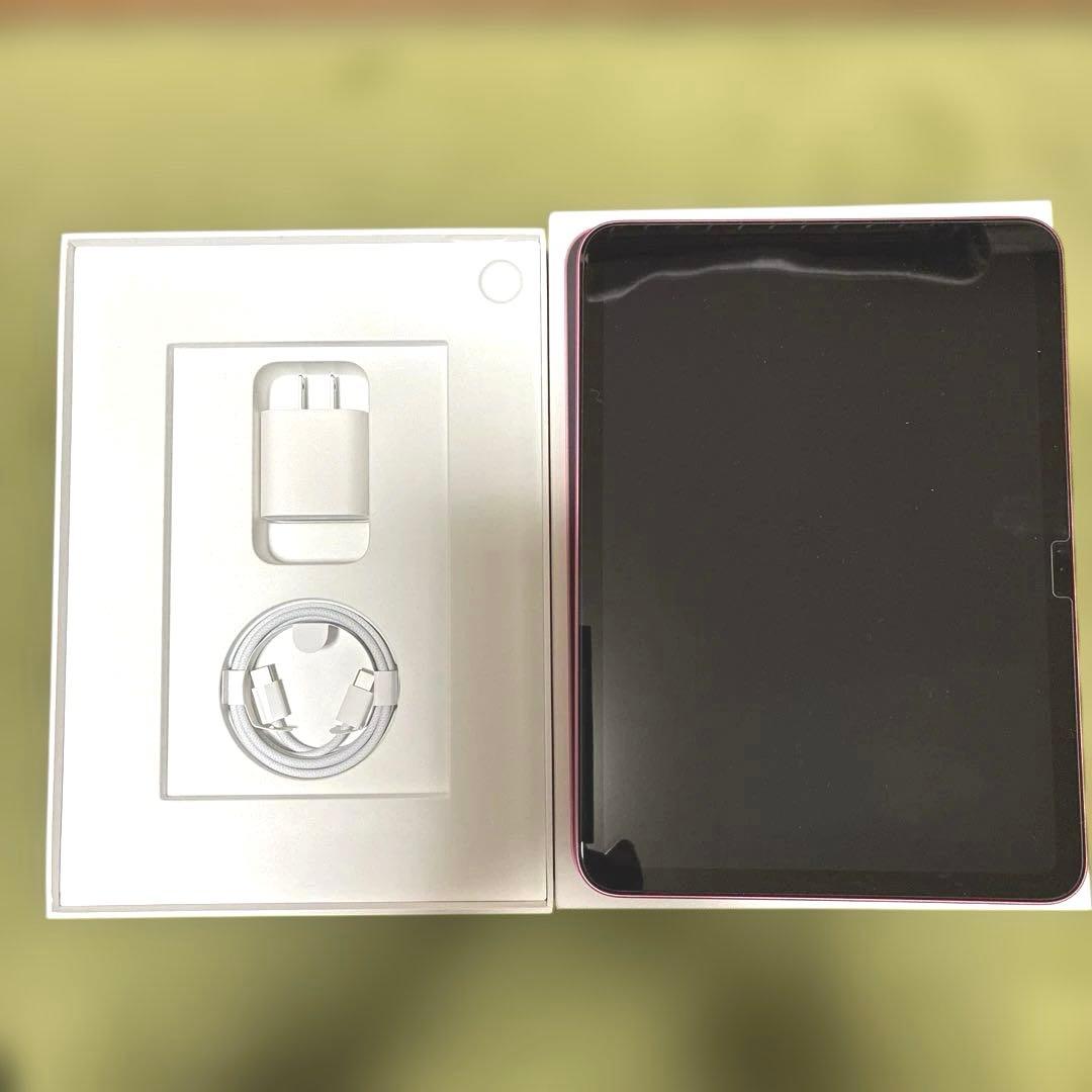 iPad (A16) WiFiモデル 128GB ピンク : 備品付き（箱なし）