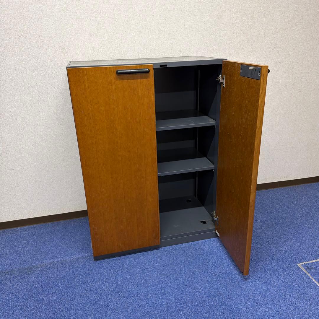 「 しんぞう 」 木製扉スチールキャビネット