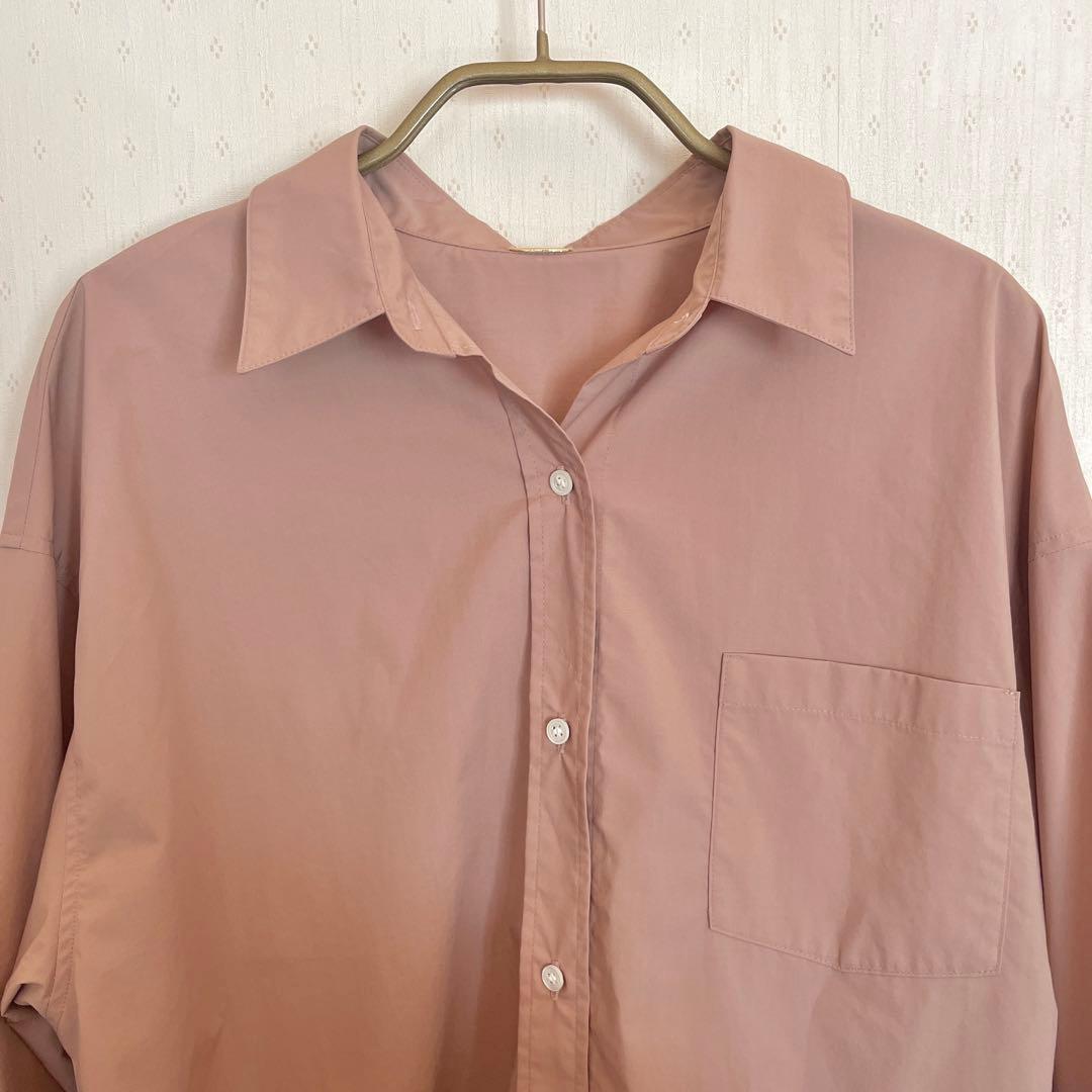 美品　Nolley’s sophi タイプライター2WAYシャツ　ベージュ