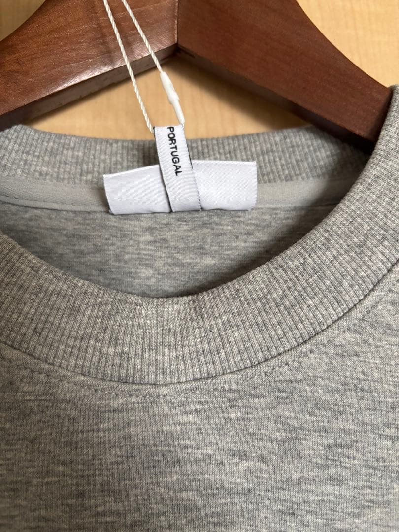 【新品タグ付き】Ganni バラ刺繍 グレー スウェット