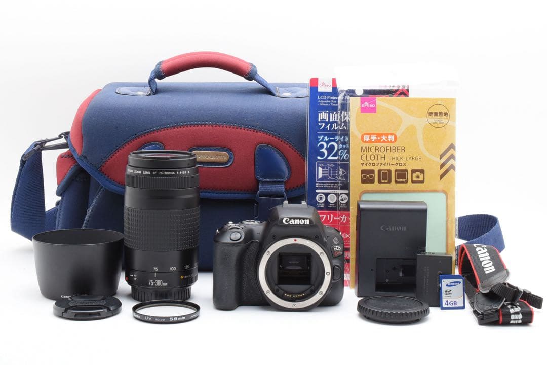 CANON EOS Kiss X9望遠レンズセット/EF 75-300mm 1