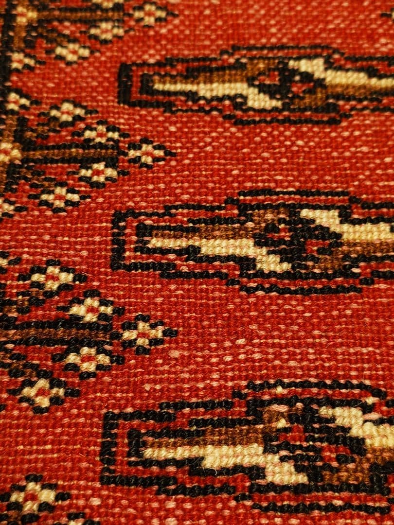 【ピジョンさま専用】ペルシャ絨毯　トルクメン　トライバルラグ　イラン手織り(9)