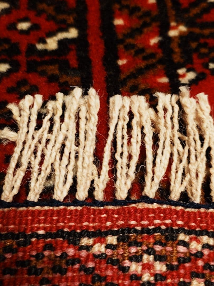 【ピジョンさま専用】ペルシャ絨毯　トルクメン　トライバルラグ　イラン手織り(9)