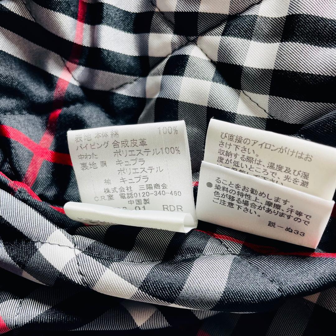 未使用級BURBERRY BLUE LABELダッフルコート 　ブラックおしゃれ