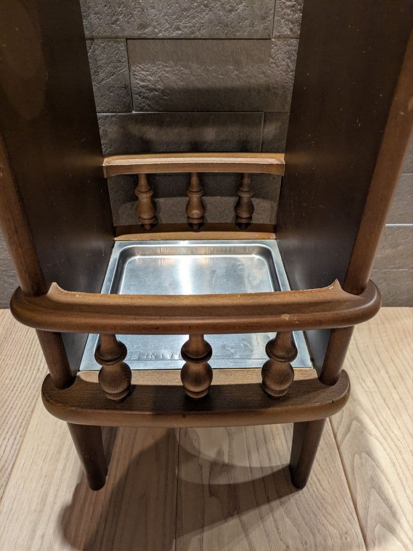 【karimoku 】カリモク 木製アンティーク調 傘立て スピンドルデザイン