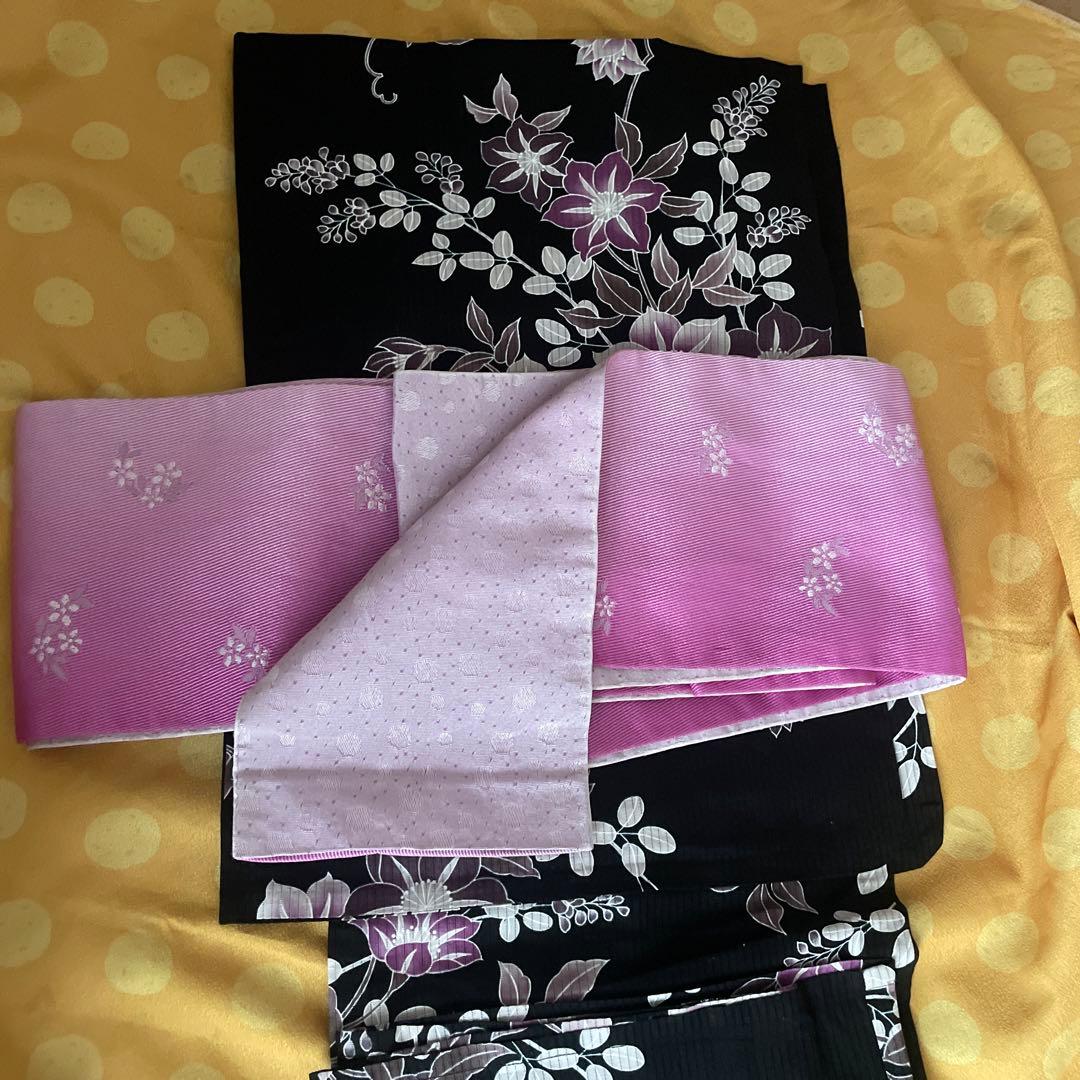 浴衣　高級　綿絽　丸井　美品　お値下げ！