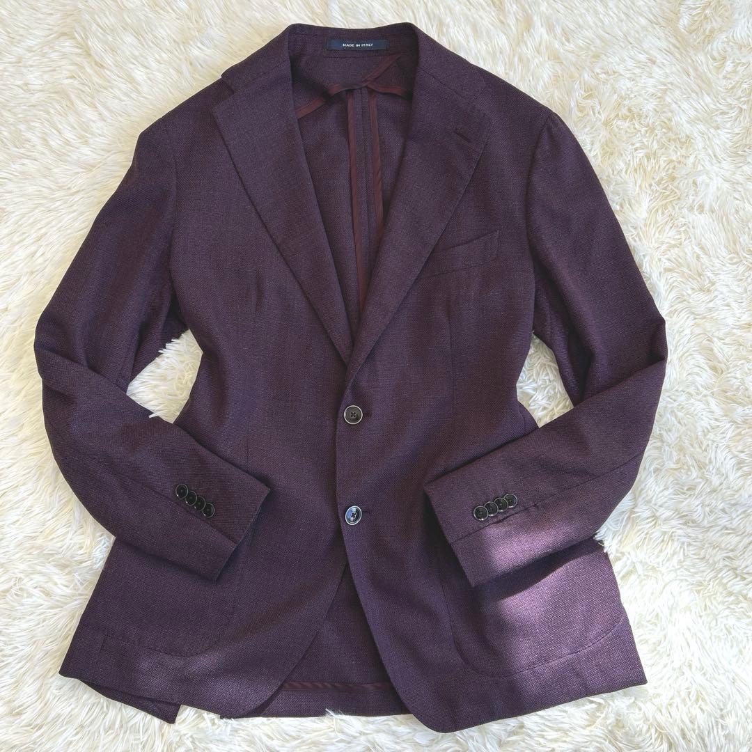 タリアトーレ モンテカルロ テーラードジャケット ホップサック 現行 48