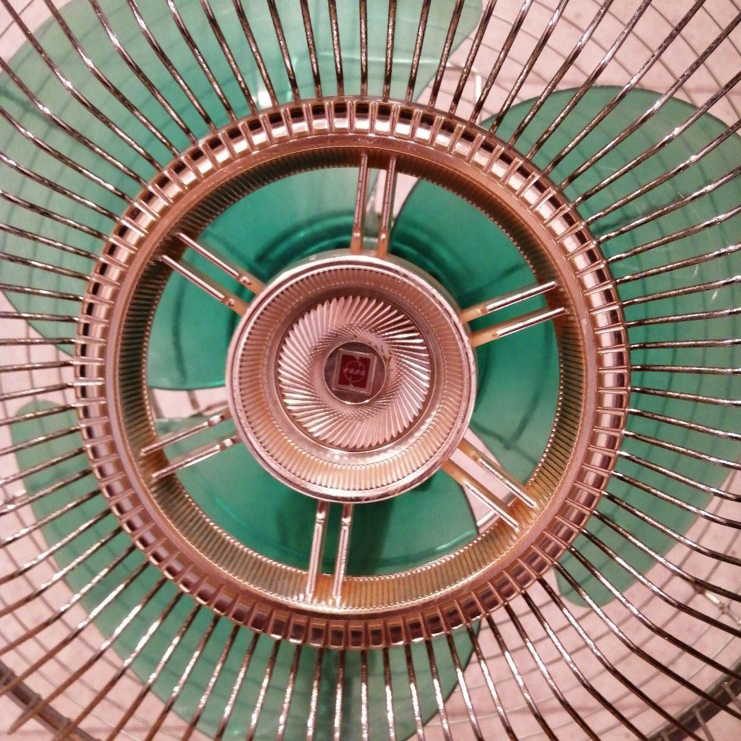 [未使用品] ナショナル　松風 F-30KA タイマーお座敷扇　ライトグリーン